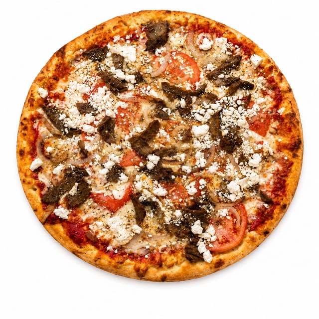 XL Greek Gyro Pizza.
