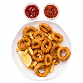 Fried Calamari & French Fries
