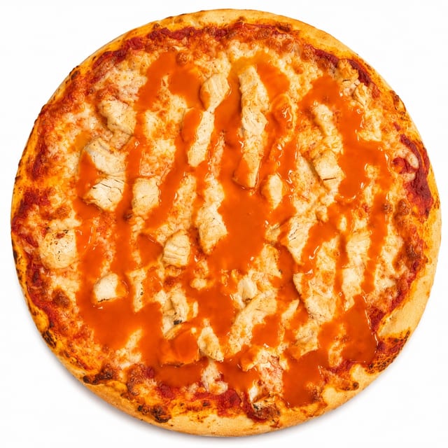 Lg Buffalo Chicken Pizza.