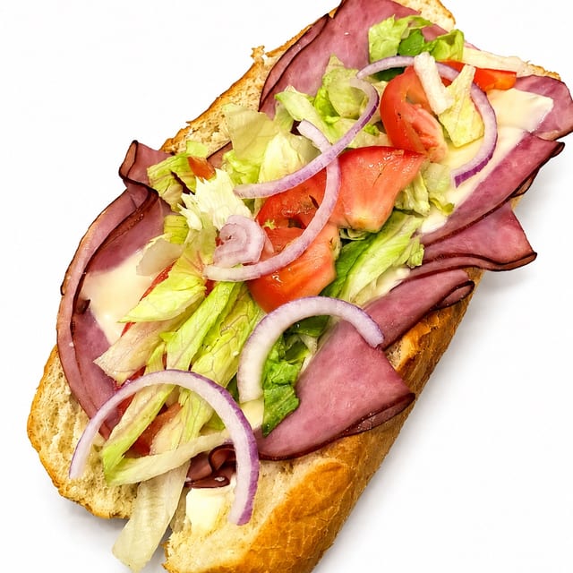 Ham & Cheese Sub.
