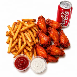 7 Wings, Fries & Soda