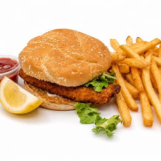 Fish Sandwich & French Fries