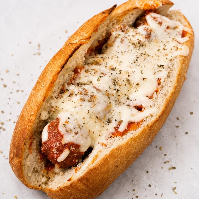Meatball Parm Sub.