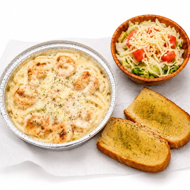 Shrimp Alfredo.