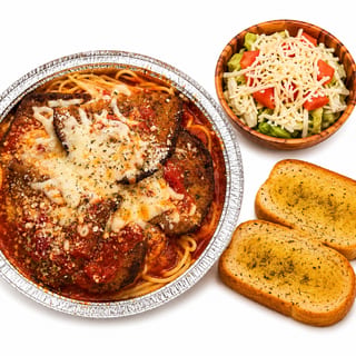 Eggplant Parm & Spaghetti